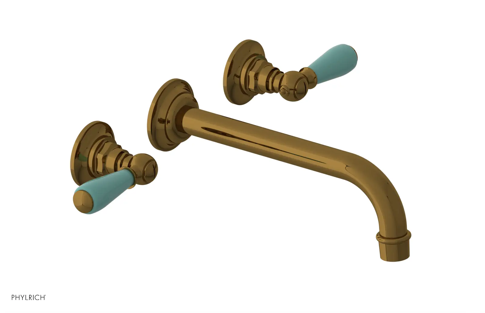 Phylrich Jamestown 10" Spout Wall Tub Set with Lever Handle by Phylrich