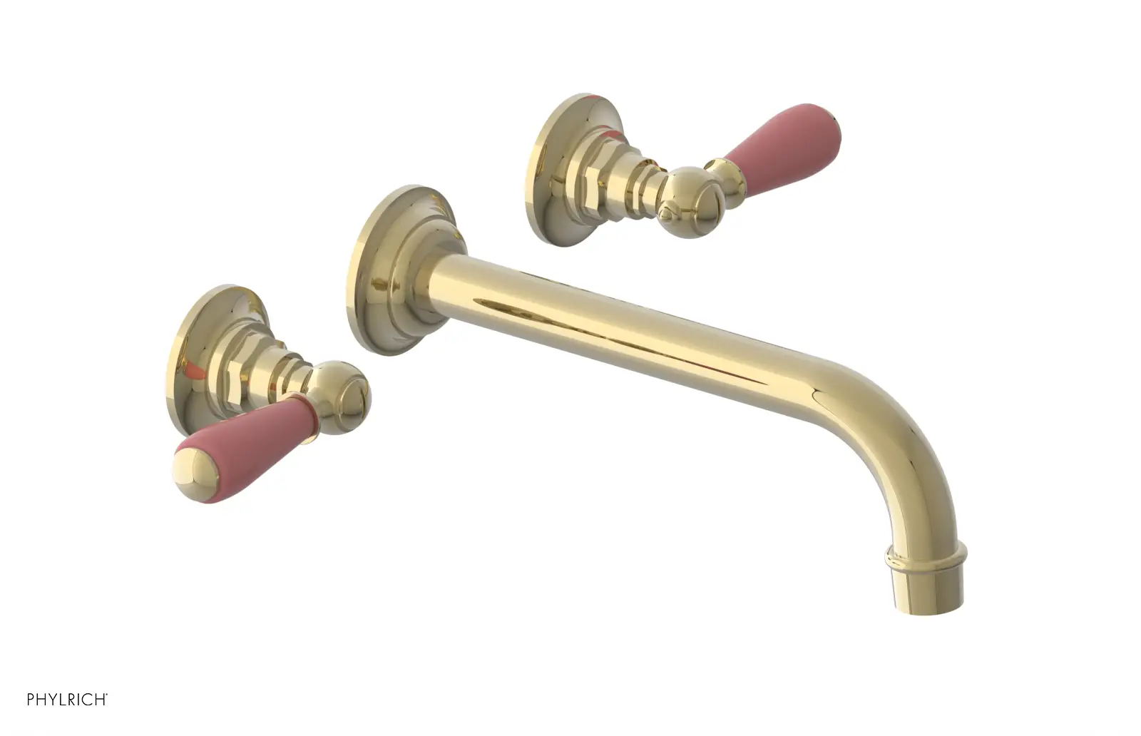 Phylrich Jamestown 10" Spout Wall Tub Set with Lever Handle by Phylrich