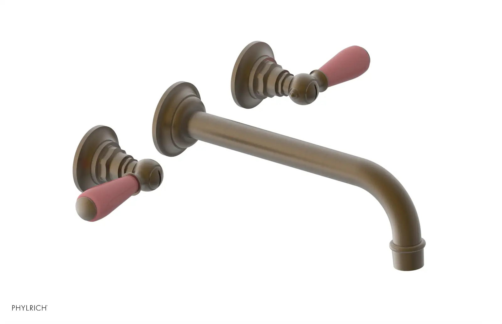 Phylrich Jamestown 10" Spout Wall Tub Set with Lever Handle by Phylrich