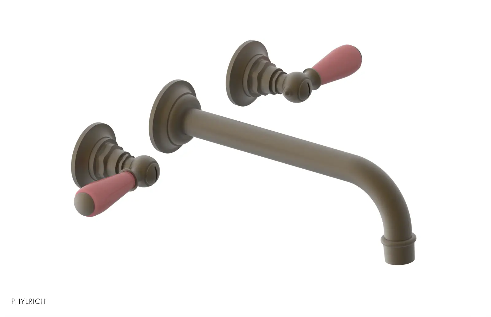 Phylrich Jamestown 10" Spout Wall Tub Set with Lever Handle by Phylrich