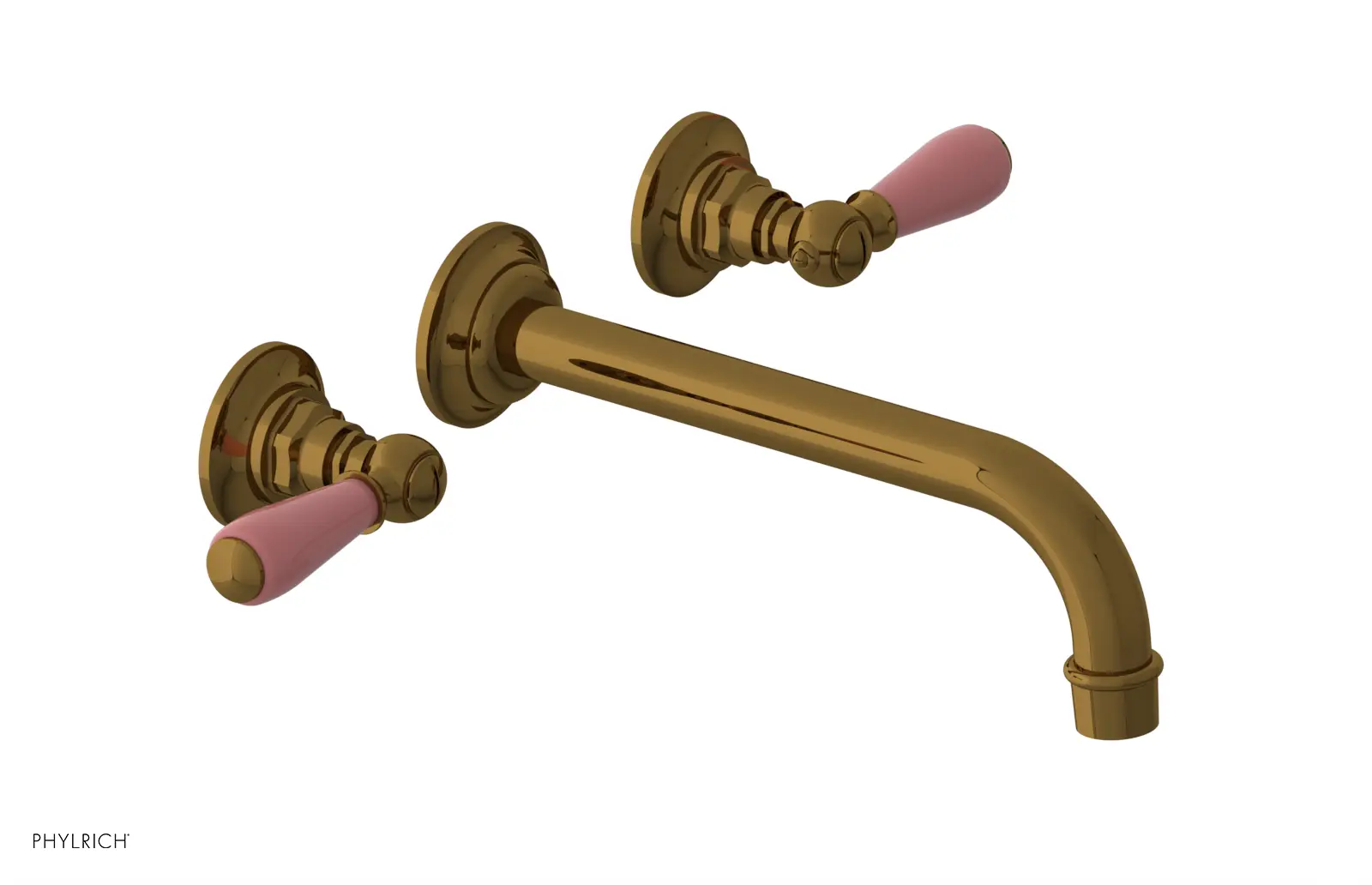 Phylrich Jamestown 10" Spout Wall Tub Set with Lever Handle by Phylrich