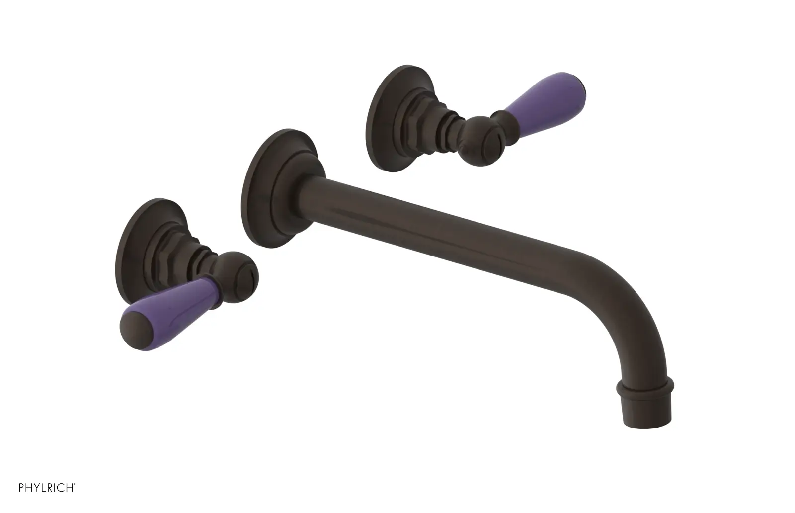 Phylrich Jamestown 10" Spout Wall Tub Set with Lever Handle by Phylrich