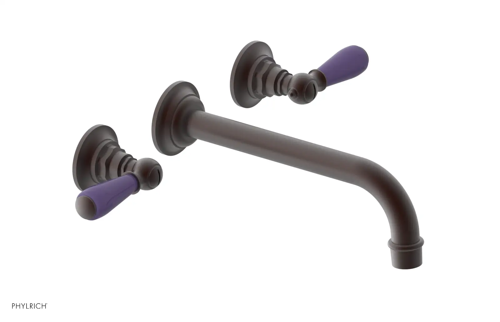 Phylrich Jamestown 10" Spout Wall Tub Set with Lever Handle by Phylrich