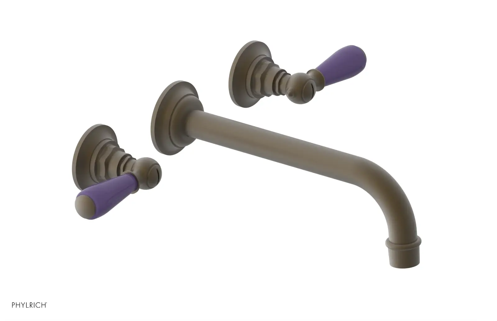 Phylrich Jamestown 10" Spout Wall Tub Set with Lever Handle by Phylrich