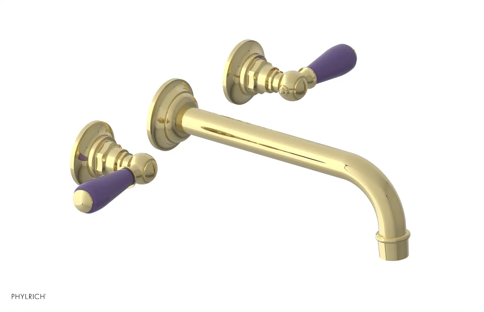 Phylrich Jamestown 10" Spout Wall Tub Set with Lever Handle by Phylrich