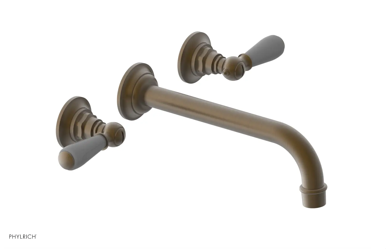 Phylrich Jamestown 10" Spout Wall Tub Set with Lever Handle by Phylrich