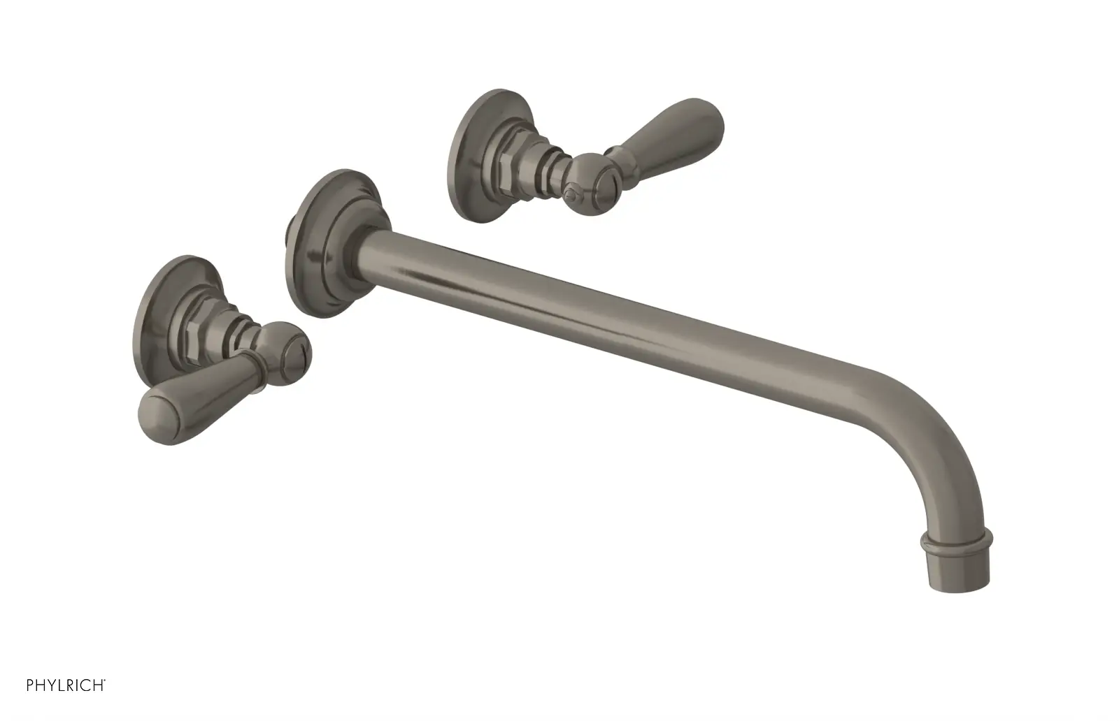 Phylrich Jamestown 12" Spout Wall Tub Set with Lever Handle by Phylrich