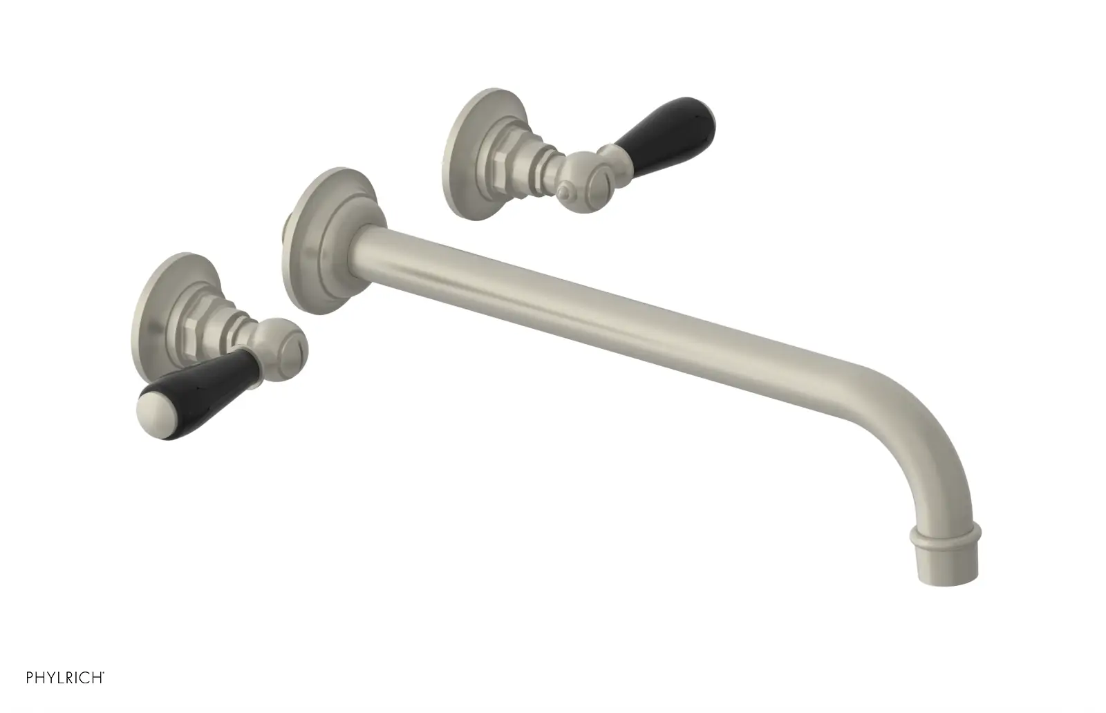 Phylrich Jamestown 12" Spout Wall Tub Set with Lever Handle by Phylrich