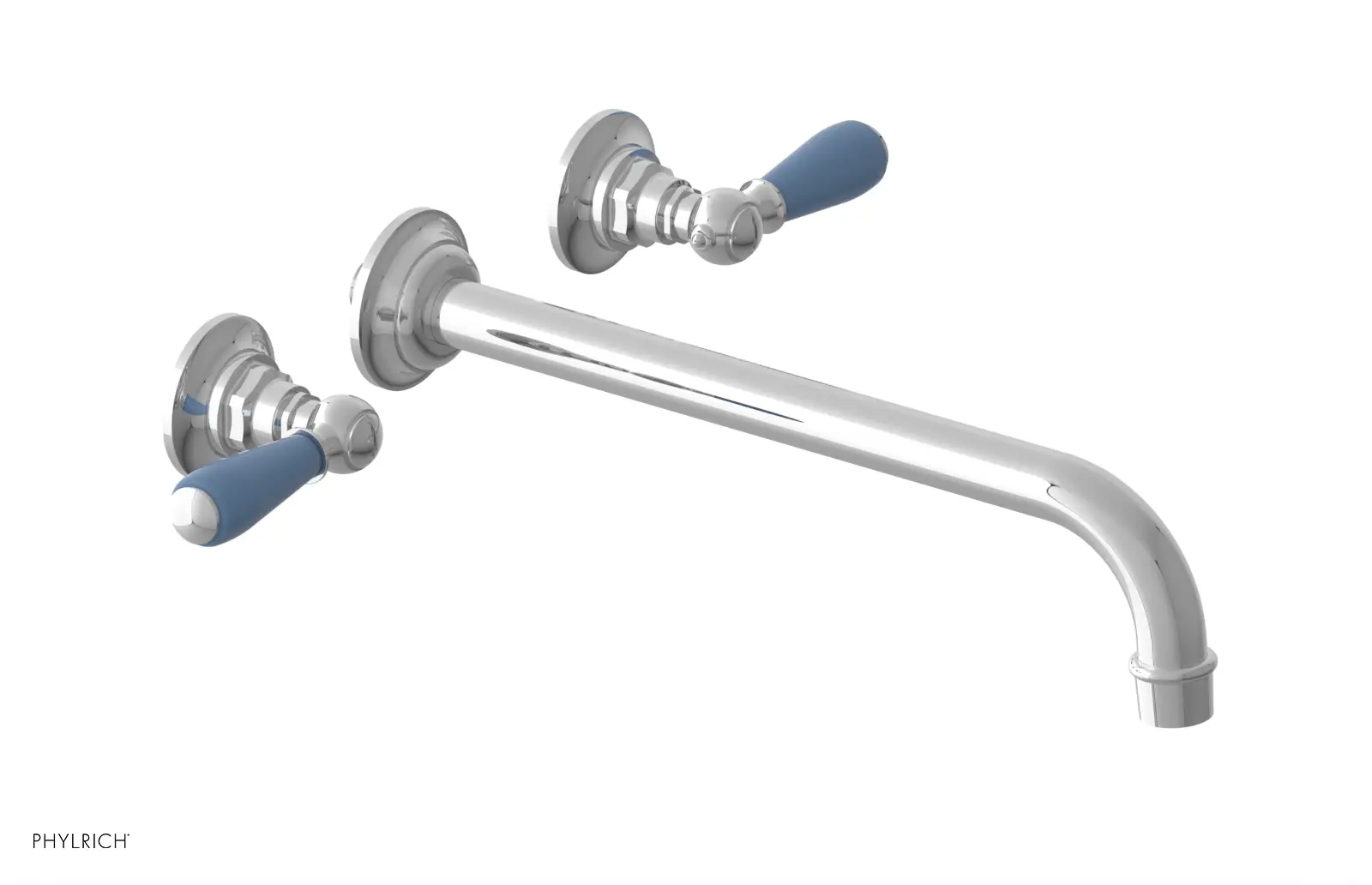 Phylrich Jamestown 12" Spout Wall Tub Set with Lever Handle by Phylrich