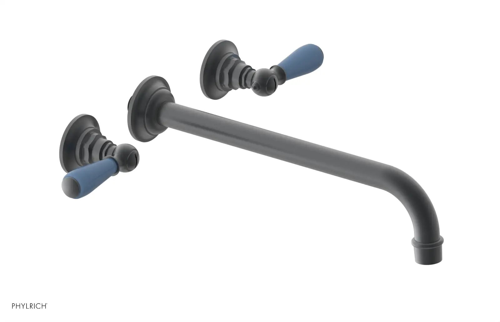 Phylrich Jamestown 12" Spout Wall Tub Set with Lever Handle by Phylrich