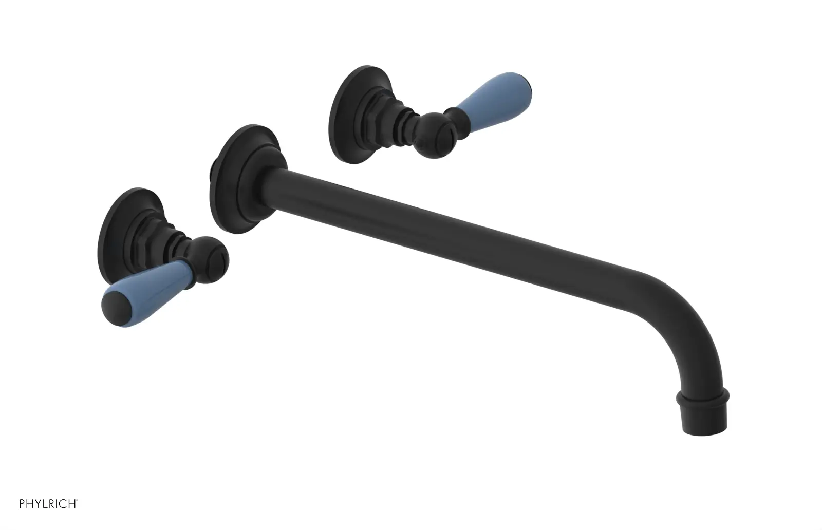 Phylrich Jamestown 12" Spout Wall Tub Set with Lever Handle by Phylrich