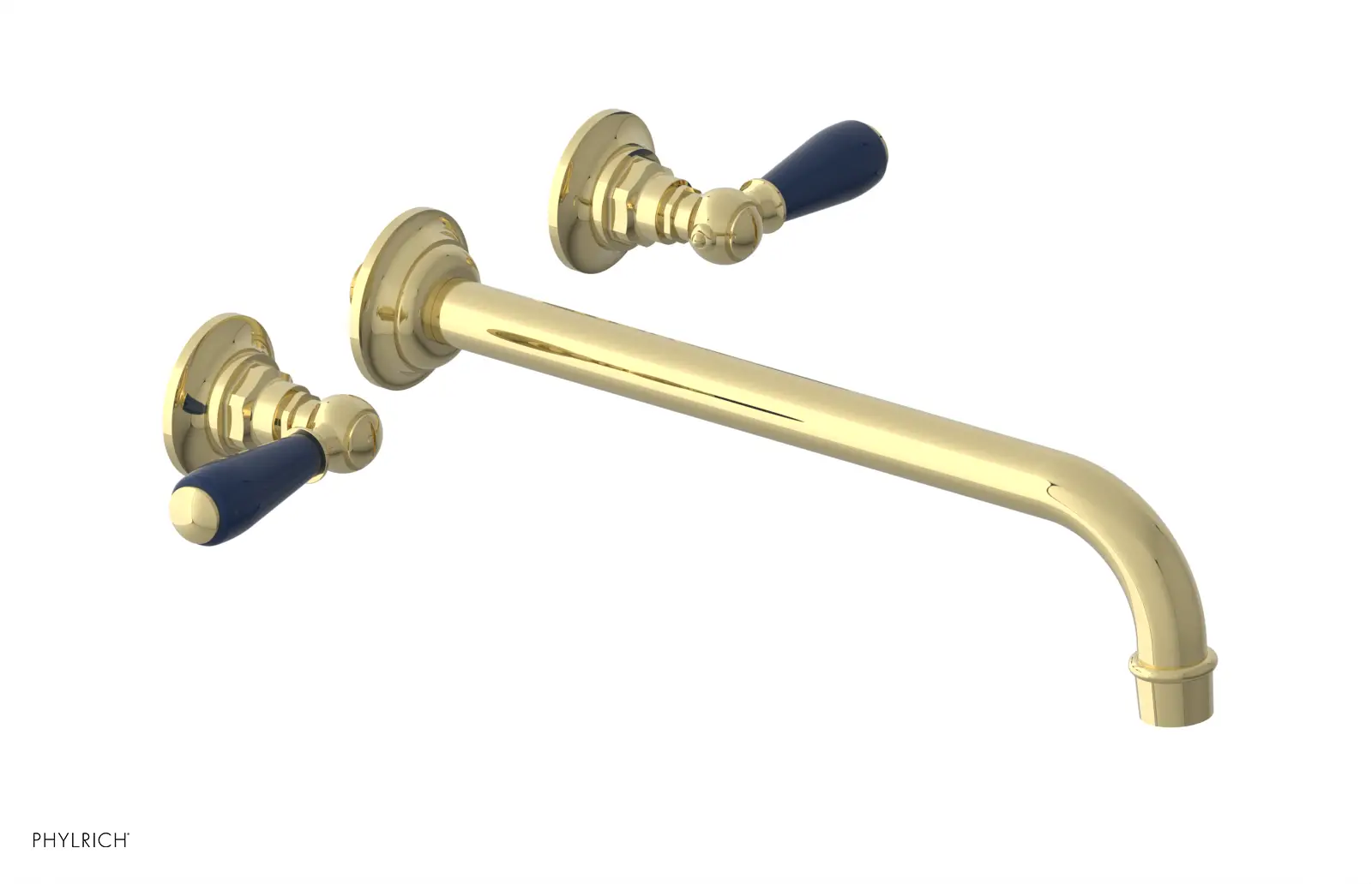 Phylrich Jamestown 12" Spout Wall Tub Set with Lever Handle by Phylrich
