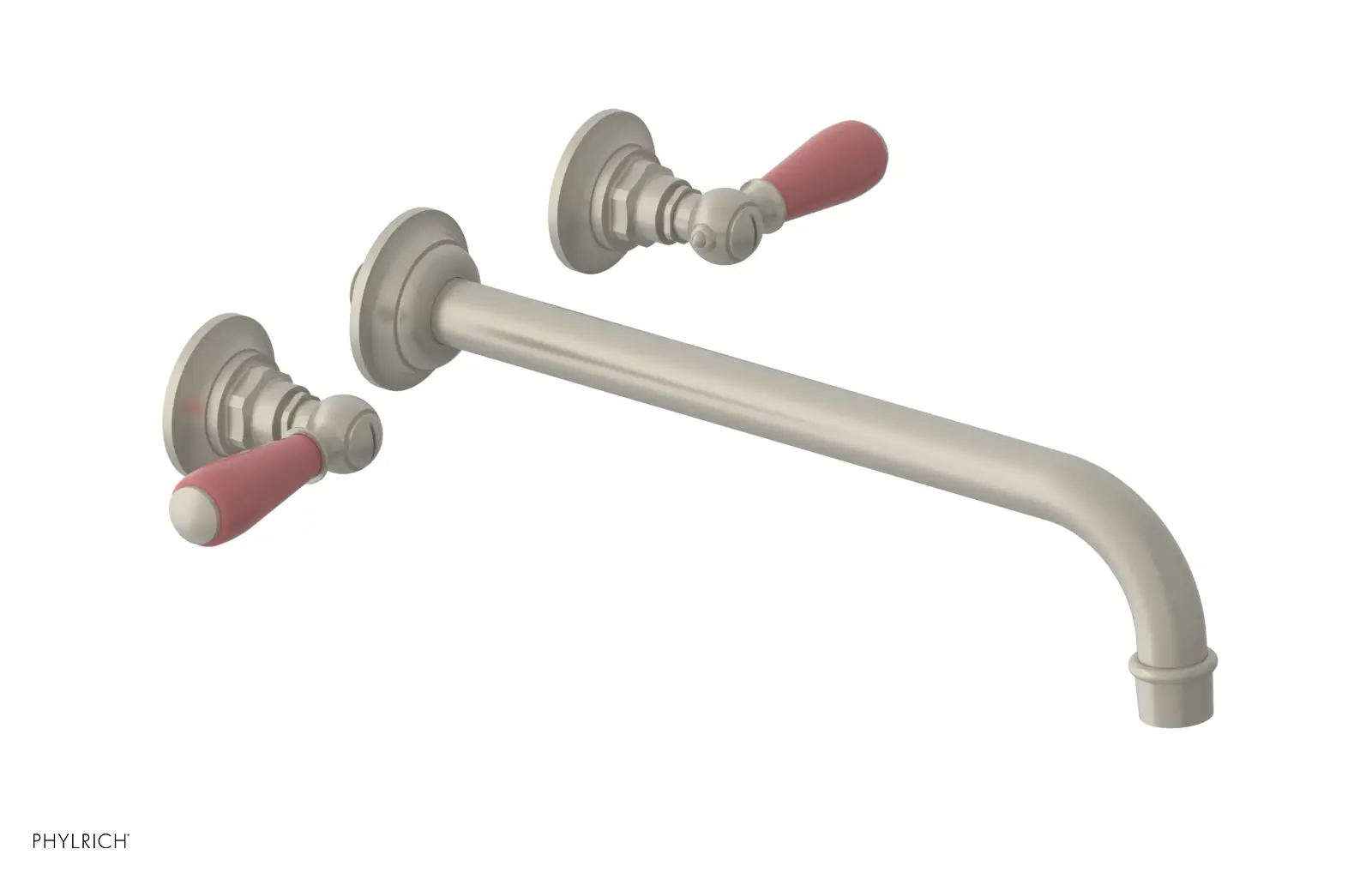 Phylrich Jamestown 12" Spout Wall Tub Set with Lever Handle by Phylrich