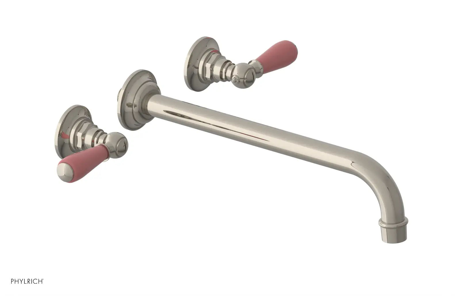 Phylrich Jamestown 12" Spout Wall Tub Set with Lever Handle by Phylrich