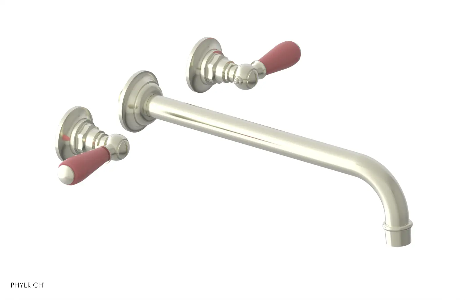 Phylrich Jamestown 12" Spout Wall Tub Set with Lever Handle by Phylrich