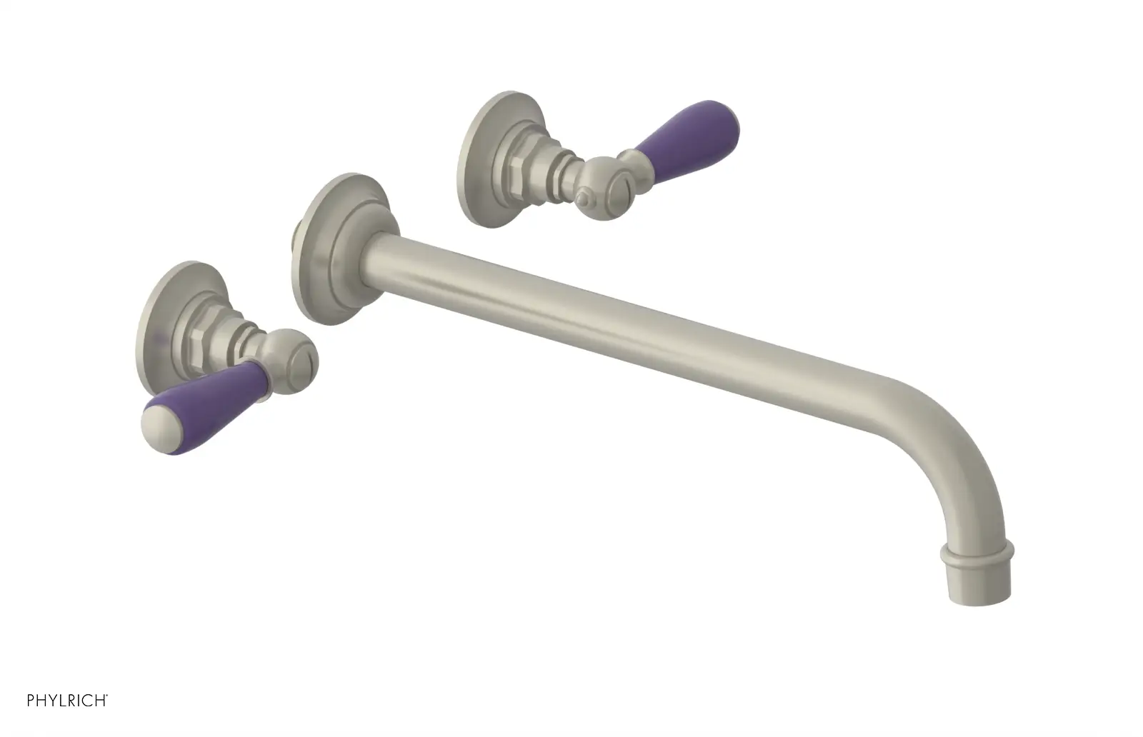 Phylrich Jamestown 12" Spout Wall Tub Set with Lever Handle by Phylrich