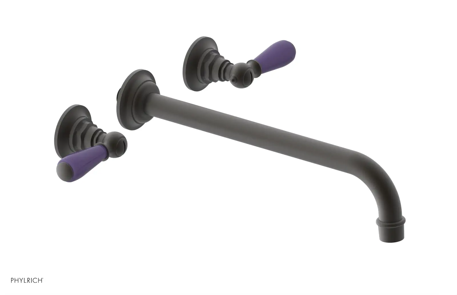 Phylrich Jamestown 12" Spout Wall Tub Set with Lever Handle by Phylrich