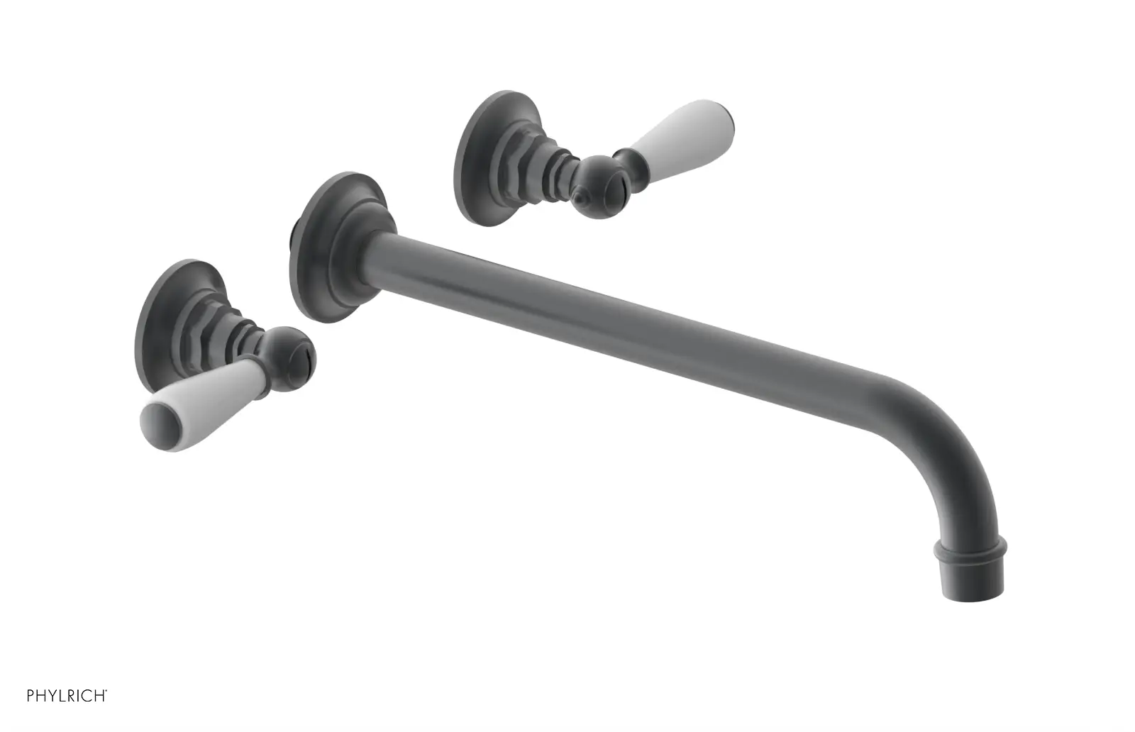 Phylrich Jamestown 12" Spout Wall Tub Set with Lever Handle by Phylrich