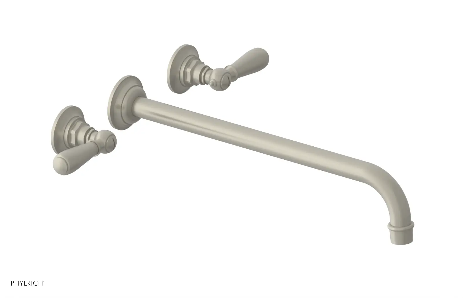 Phylrich Jamestown 14" Spout Wall Tub Set with Lever Handle by Phylrich