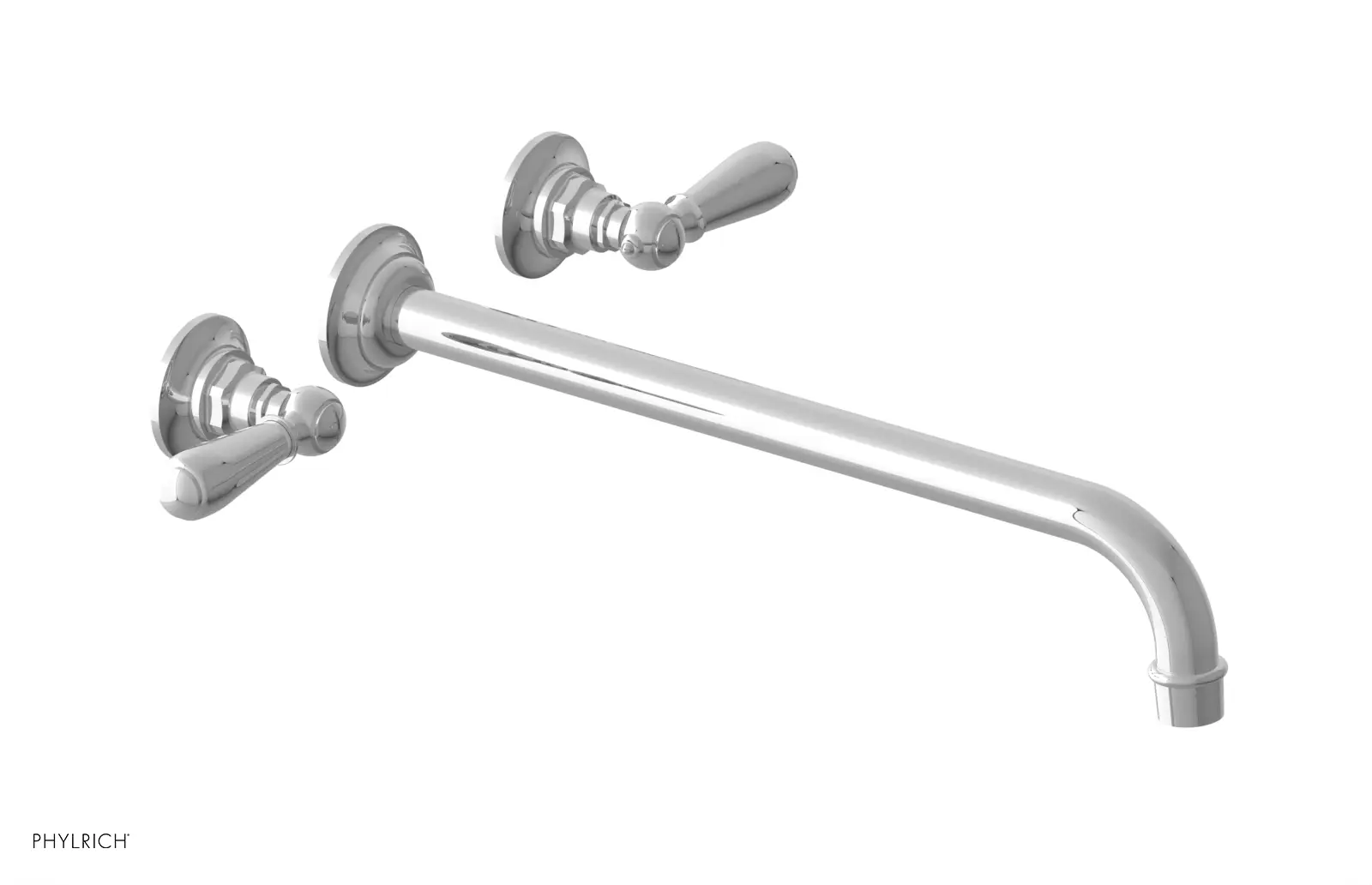 polished chrome bathroom faucet