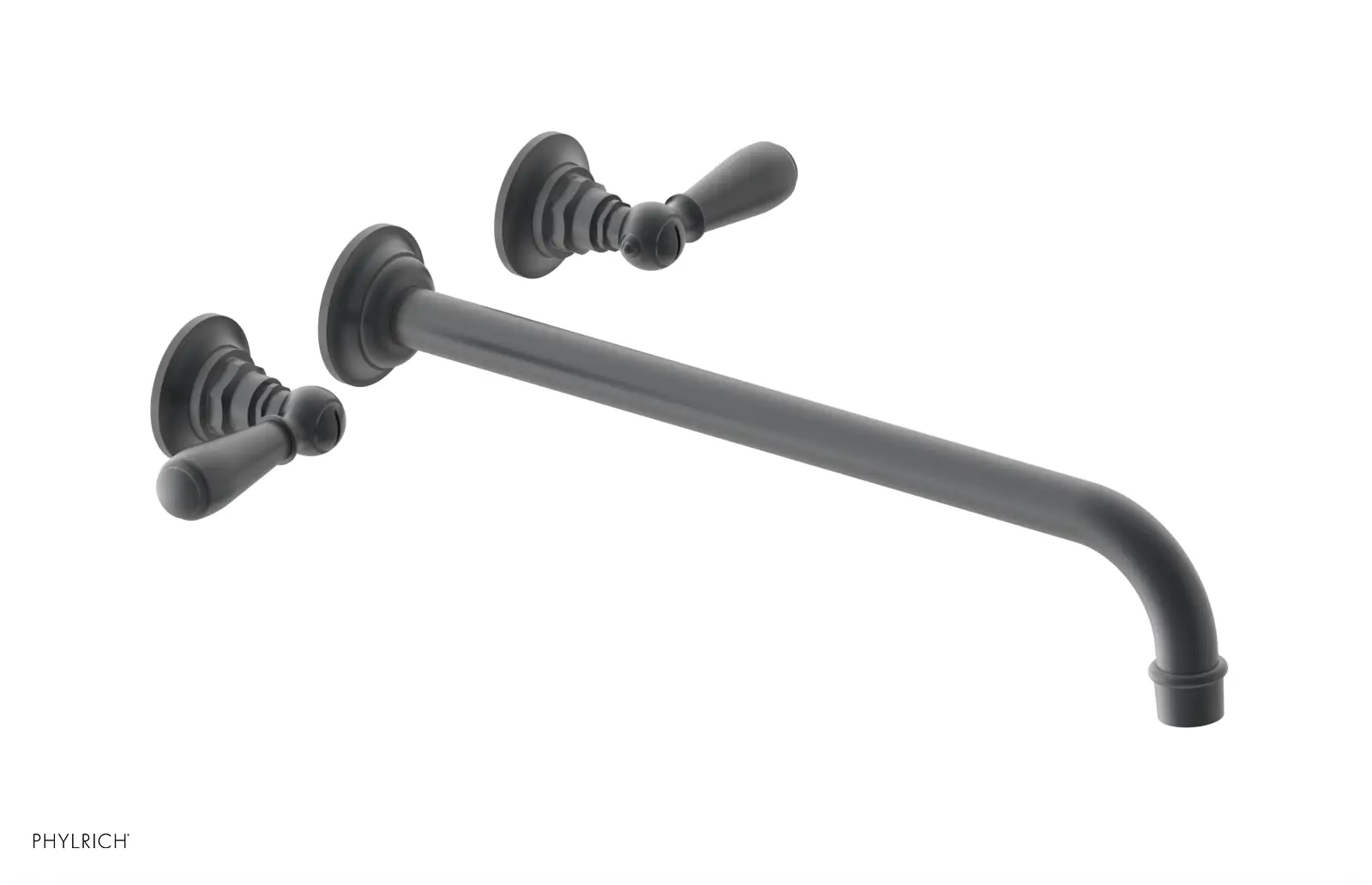 Phylrich Jamestown 14" Spout Wall Tub Set with Lever Handle by Phylrich