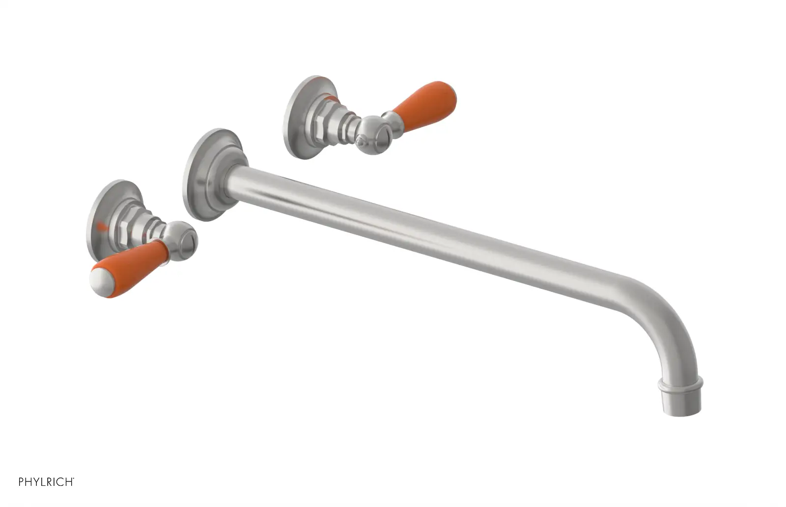 Phylrich Jamestown 14" Spout Wall Tub Set with Lever Handle by Phylrich