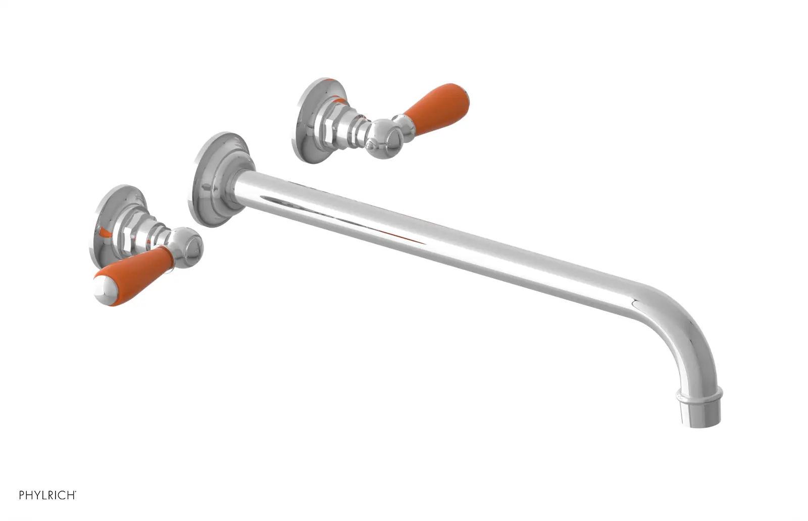 Phylrich Jamestown 14" Spout Wall Tub Set with Lever Handle by Phylrich