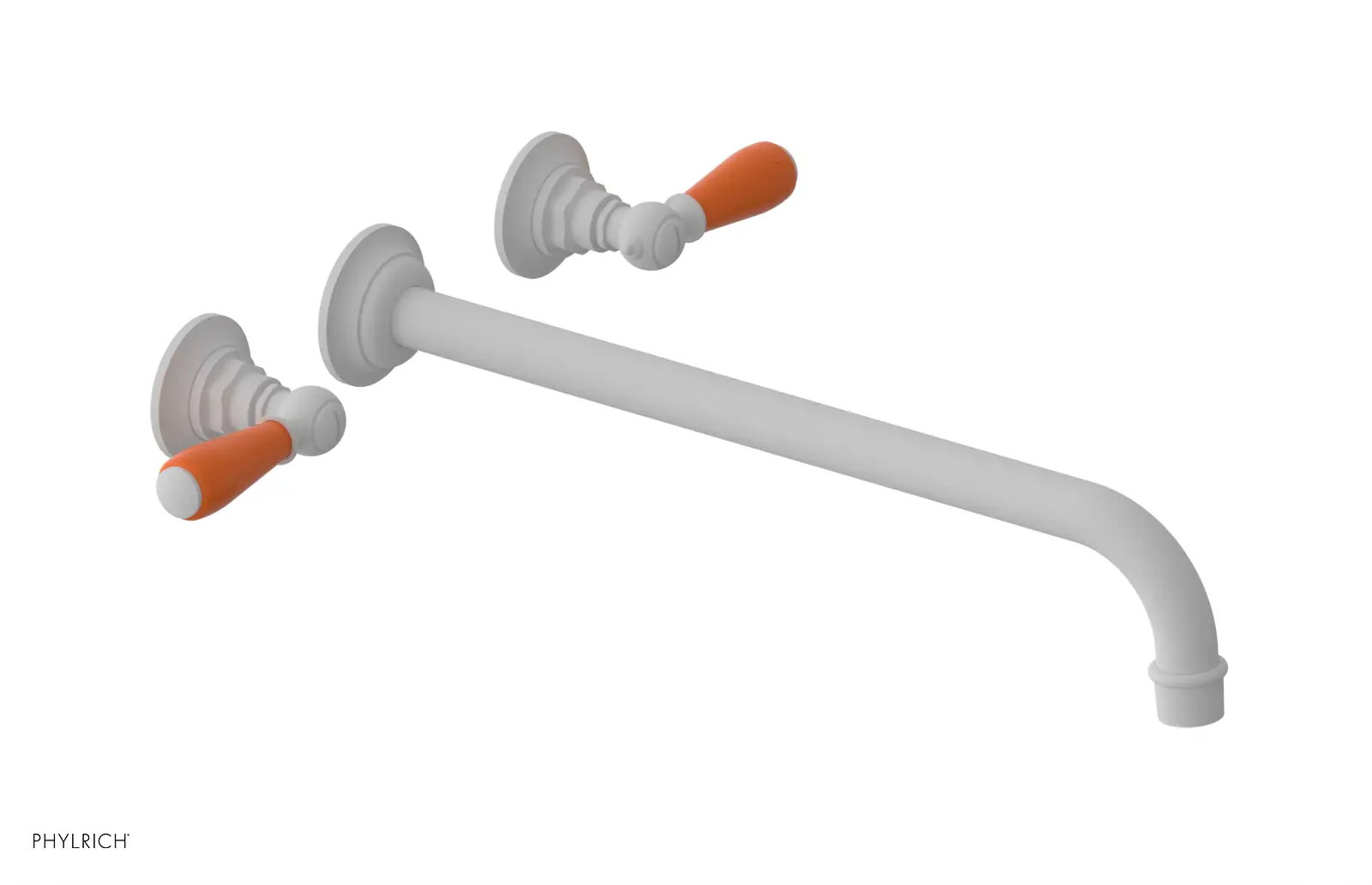 Phylrich Jamestown 14" Spout Wall Tub Set with Lever Handle by Phylrich