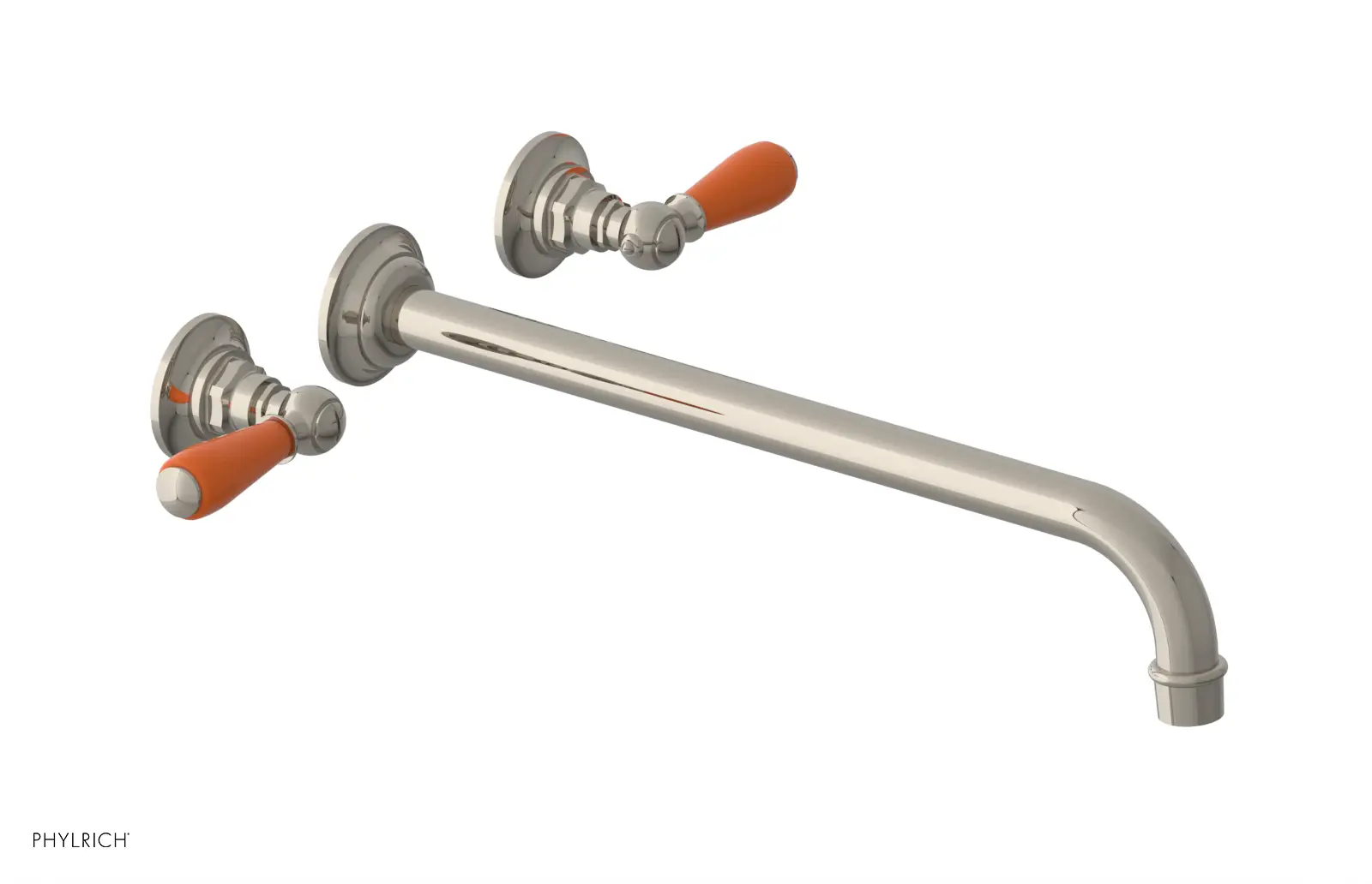 Phylrich Jamestown 14" Spout Wall Tub Set with Lever Handle by Phylrich
