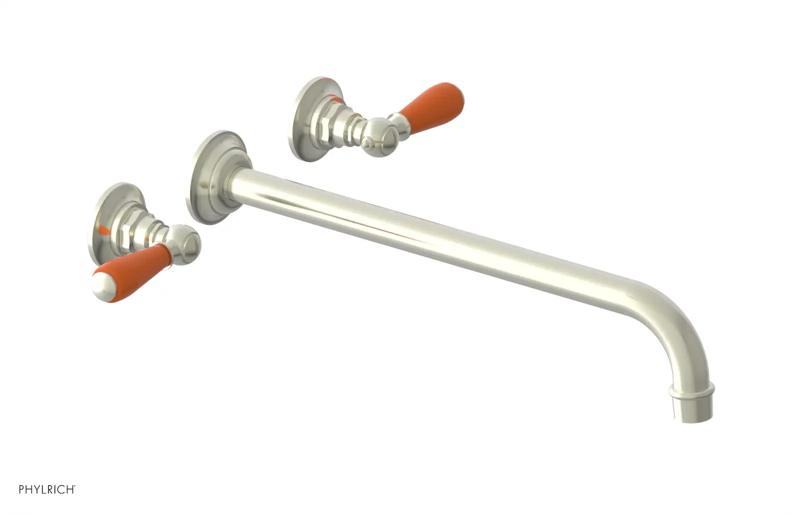 Phylrich Jamestown 14" Spout Wall Tub Set with Lever Handle by Phylrich