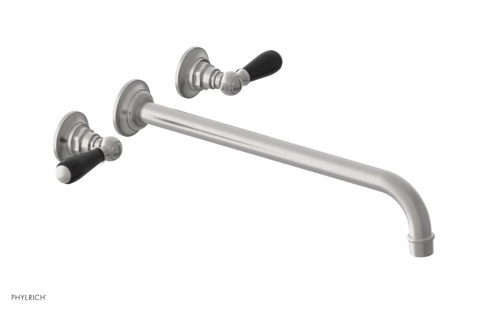 Phylrich Jamestown 14" Spout Wall Lavatory Set with Lever Handle by Phylrich