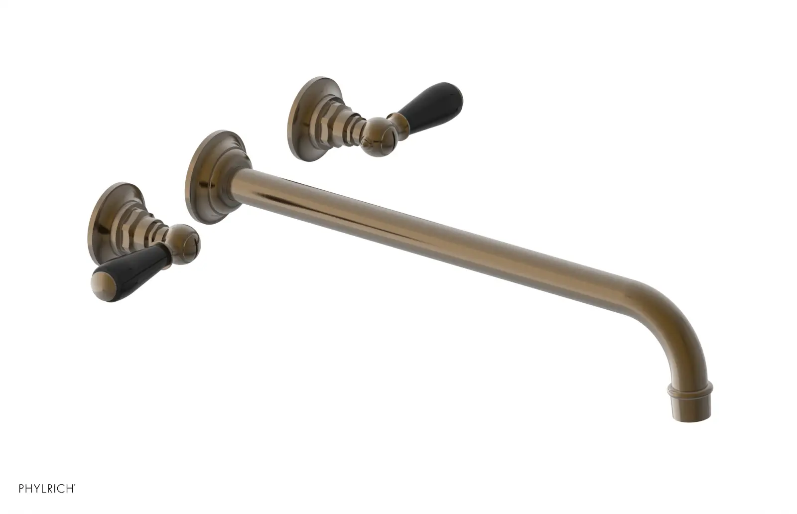 Phylrich Jamestown 14" Spout Wall Tub Set with Lever Handle by Phylrich