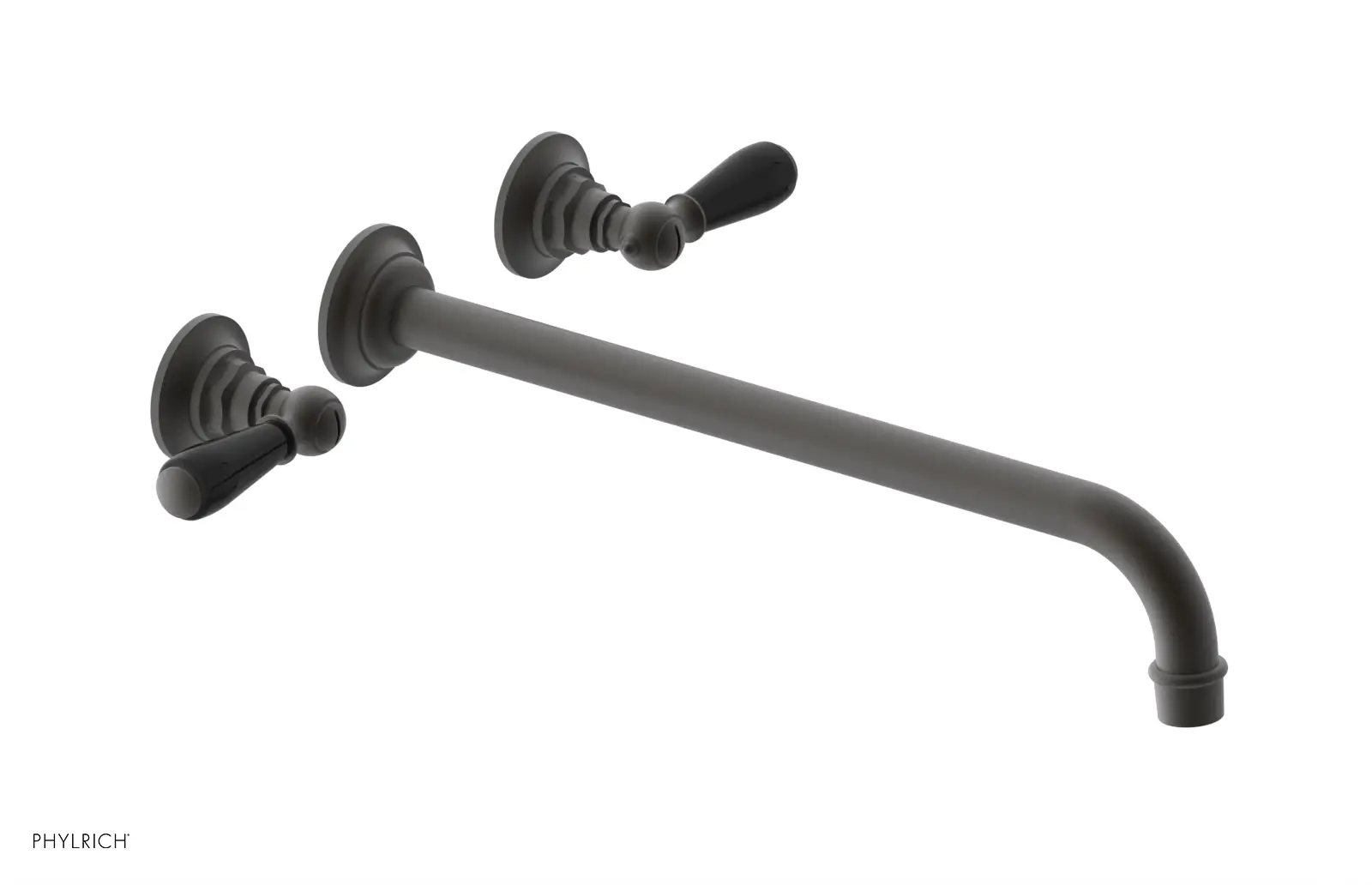 Phylrich Jamestown 14" Spout Wall Tub Set with Lever Handle by Phylrich