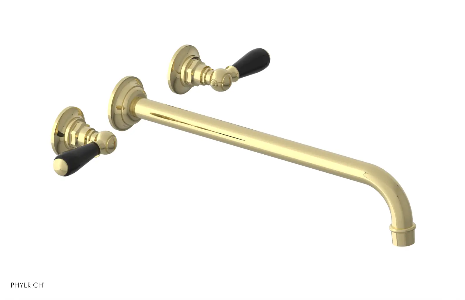 Phylrich Jamestown 14" Spout Wall Tub Set with Lever Handle by Phylrich