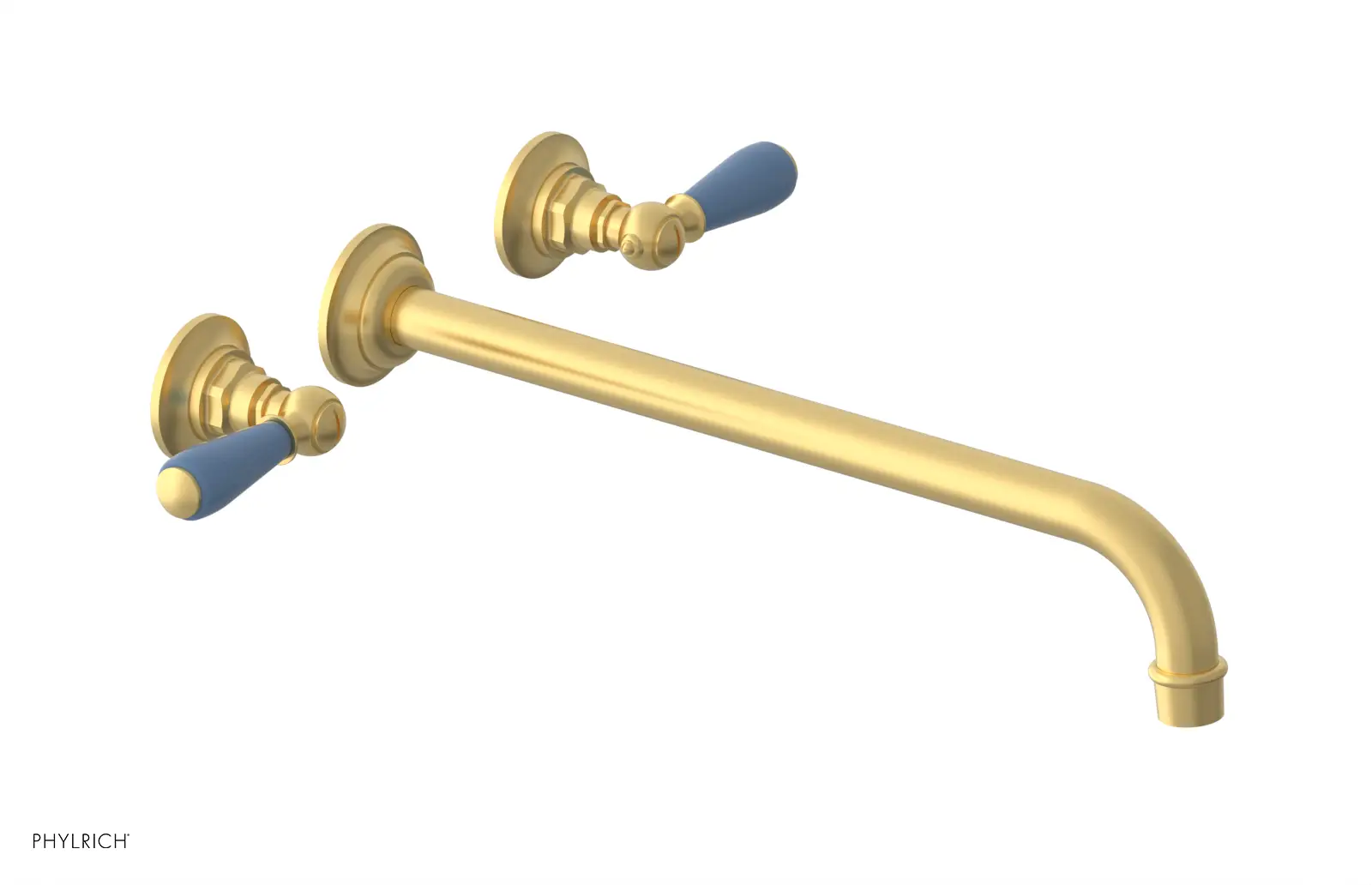 Phylrich Jamestown 14" Spout Wall Tub Set with Lever Handle by Phylrich