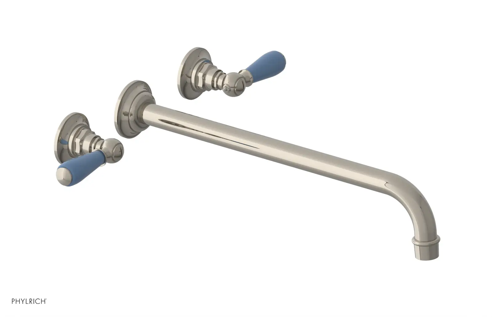 Phylrich Jamestown 14" Spout Wall Tub Set with Lever Handle by Phylrich