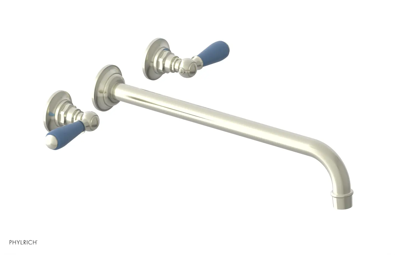 Phylrich Jamestown 14" Spout Wall Tub Set with Lever Handle by Phylrich