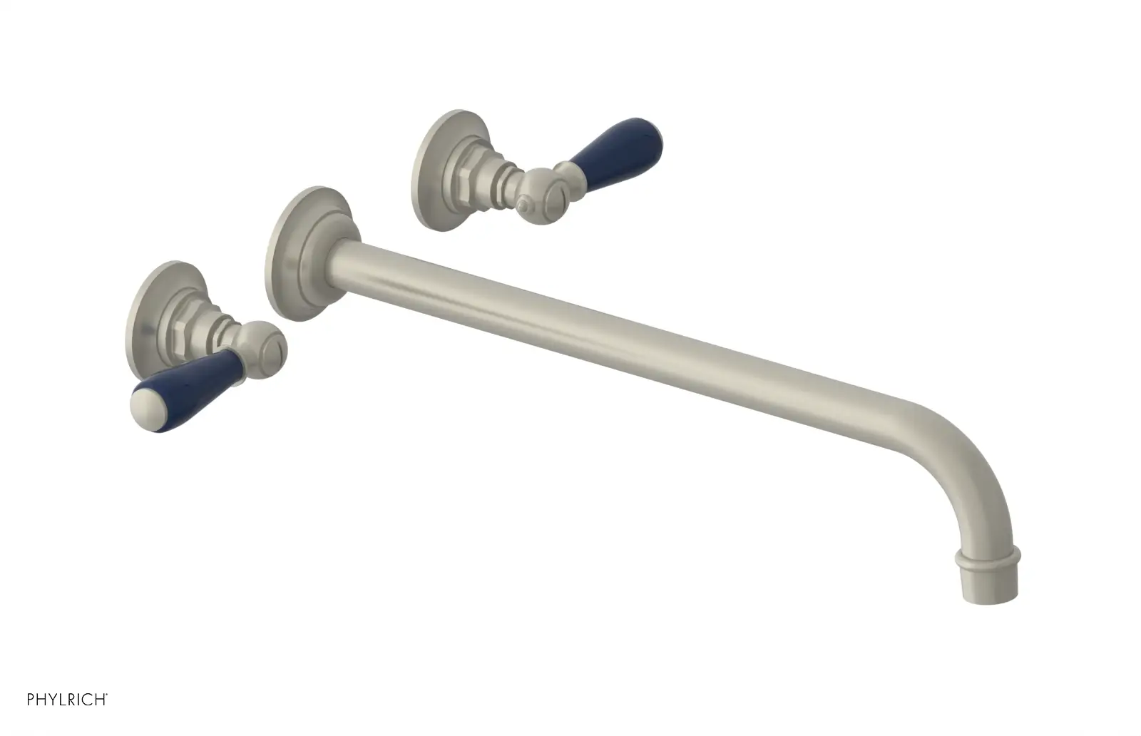 Phylrich Jamestown 14" Spout Wall Tub Set with Lever Handle by Phylrich