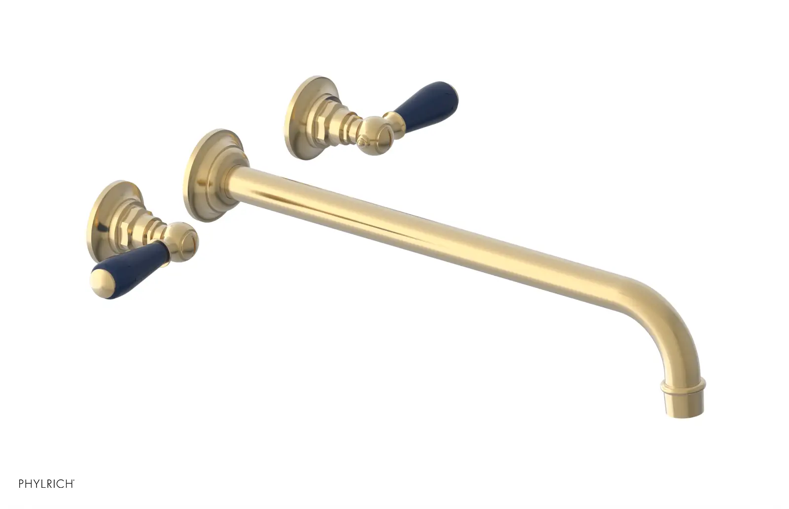 Phylrich Jamestown 14" Spout Wall Tub Set with Lever Handle by Phylrich