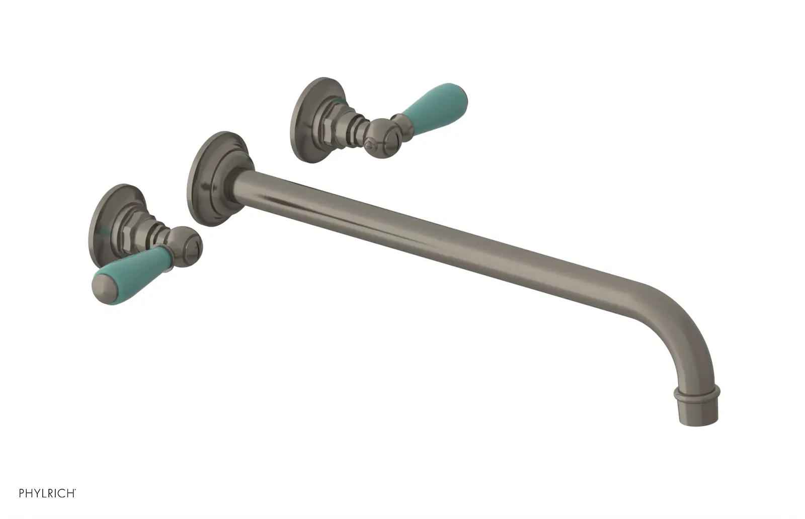 Phylrich Jamestown 14" Spout Wall Tub Set with Lever Handle by Phylrich