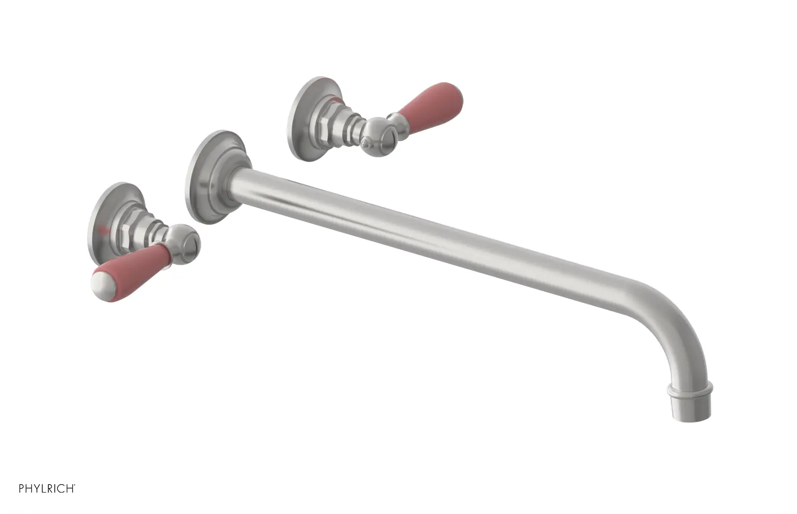 Phylrich Jamestown 14" Spout Wall Tub Set with Lever Handle by Phylrich