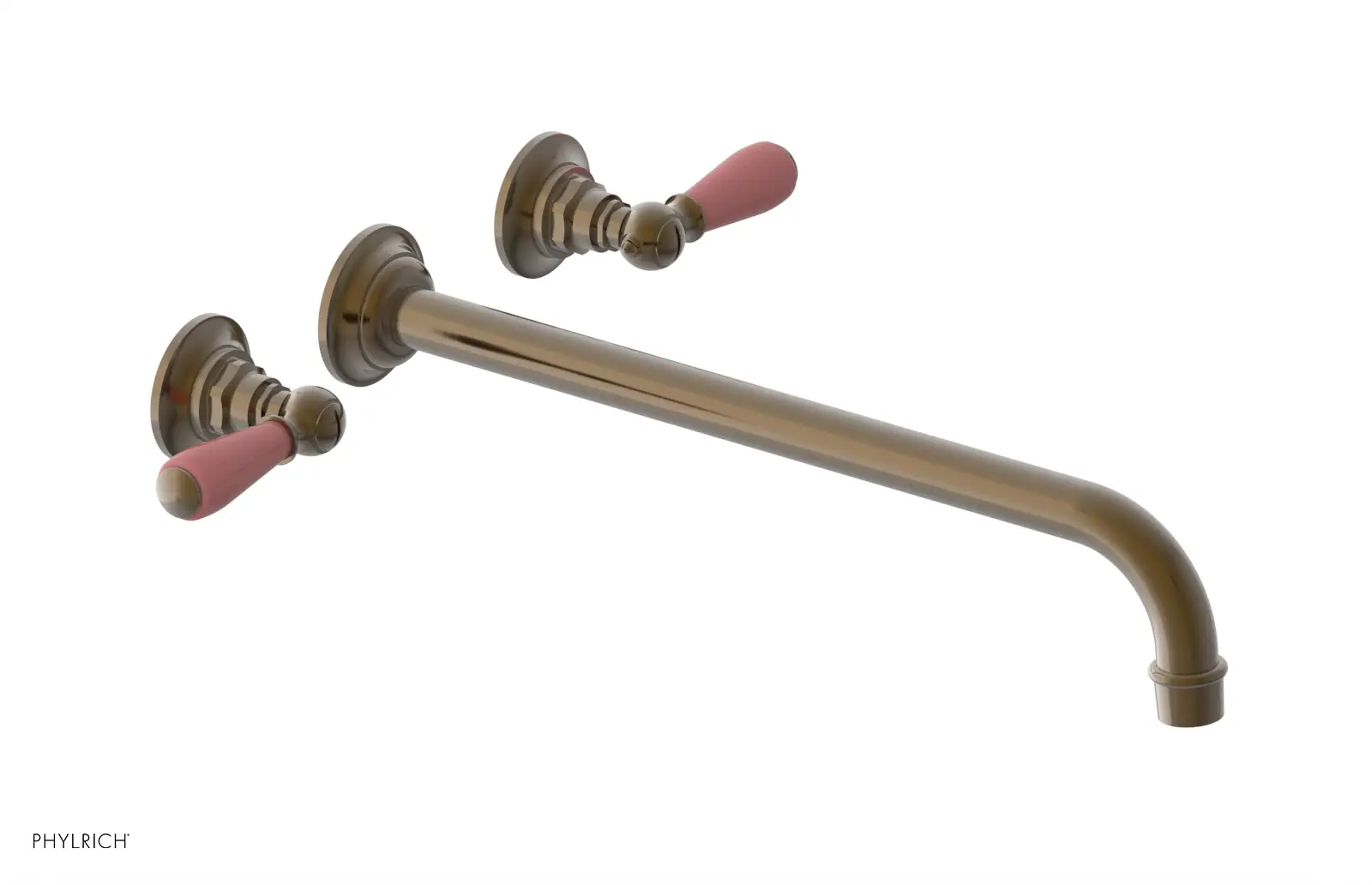 Phylrich Jamestown 14" Spout Wall Tub Set with Lever Handle by Phylrich