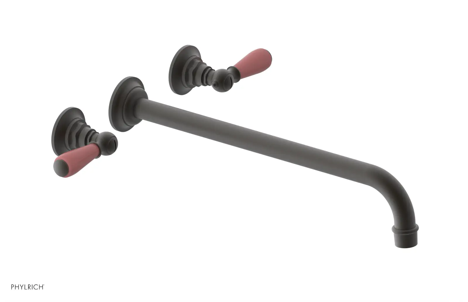 Phylrich Jamestown 14" Spout Wall Tub Set with Lever Handle by Phylrich