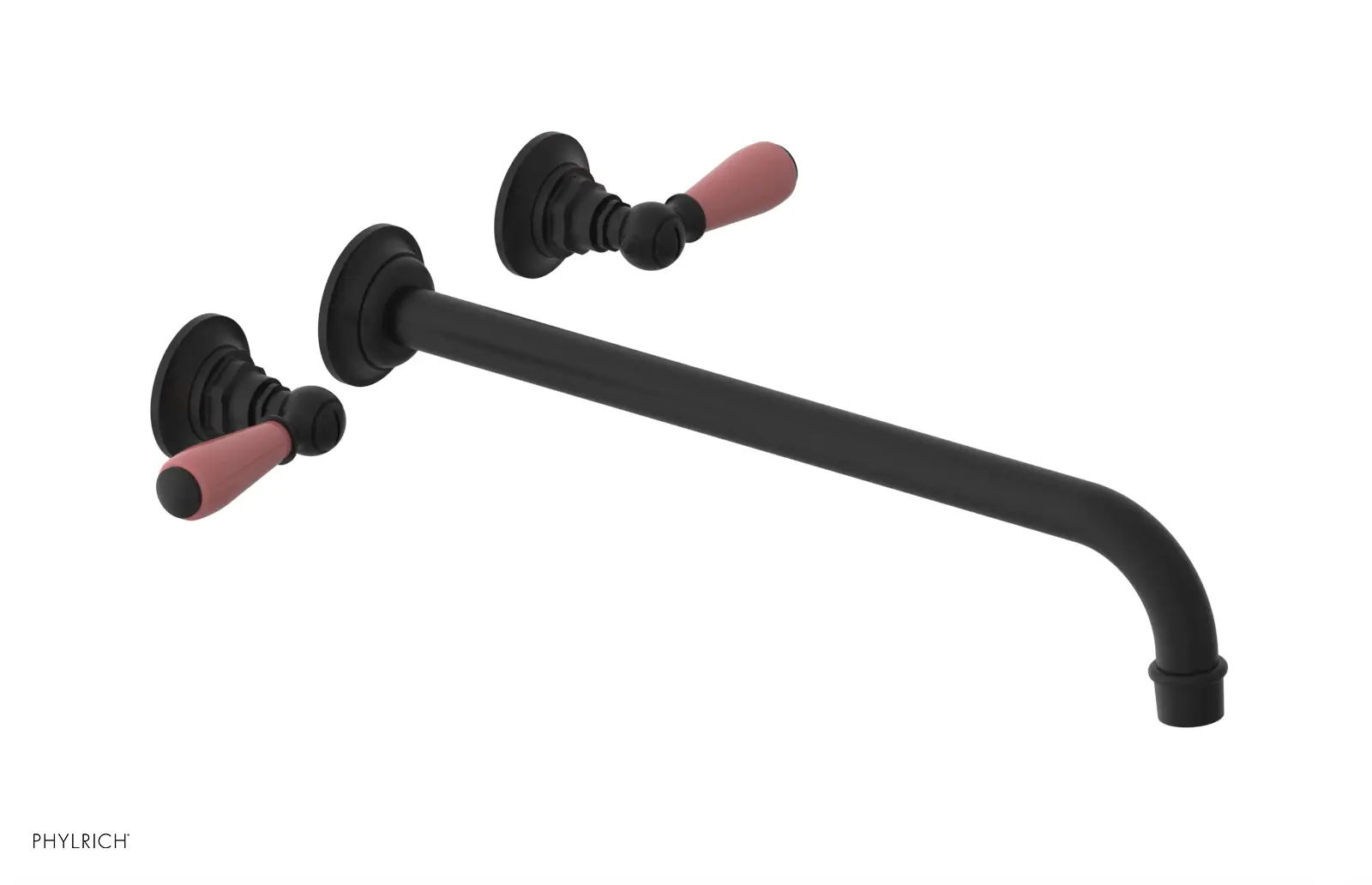 Phylrich Jamestown 14" Spout Wall Tub Set with Lever Handle by Phylrich