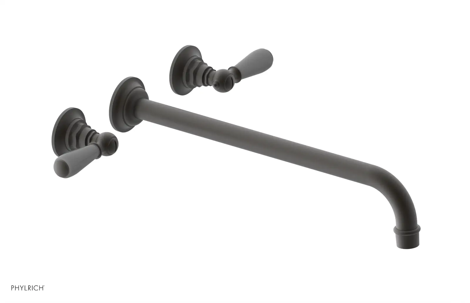 Phylrich Jamestown 14" Spout Wall Tub Set with Lever Handle by Phylrich