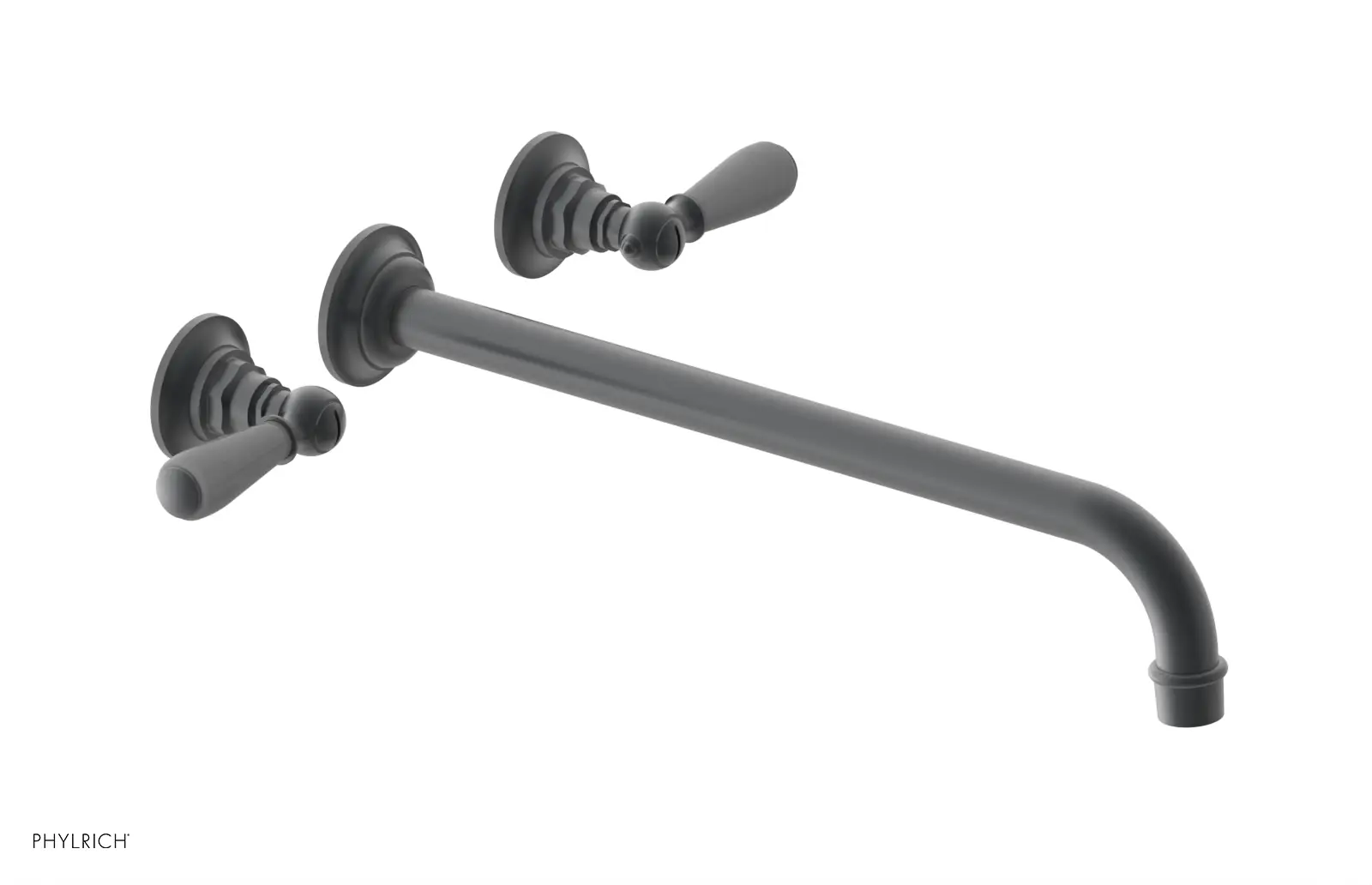 Phylrich Jamestown 14" Spout Wall Tub Set with Lever Handle by Phylrich