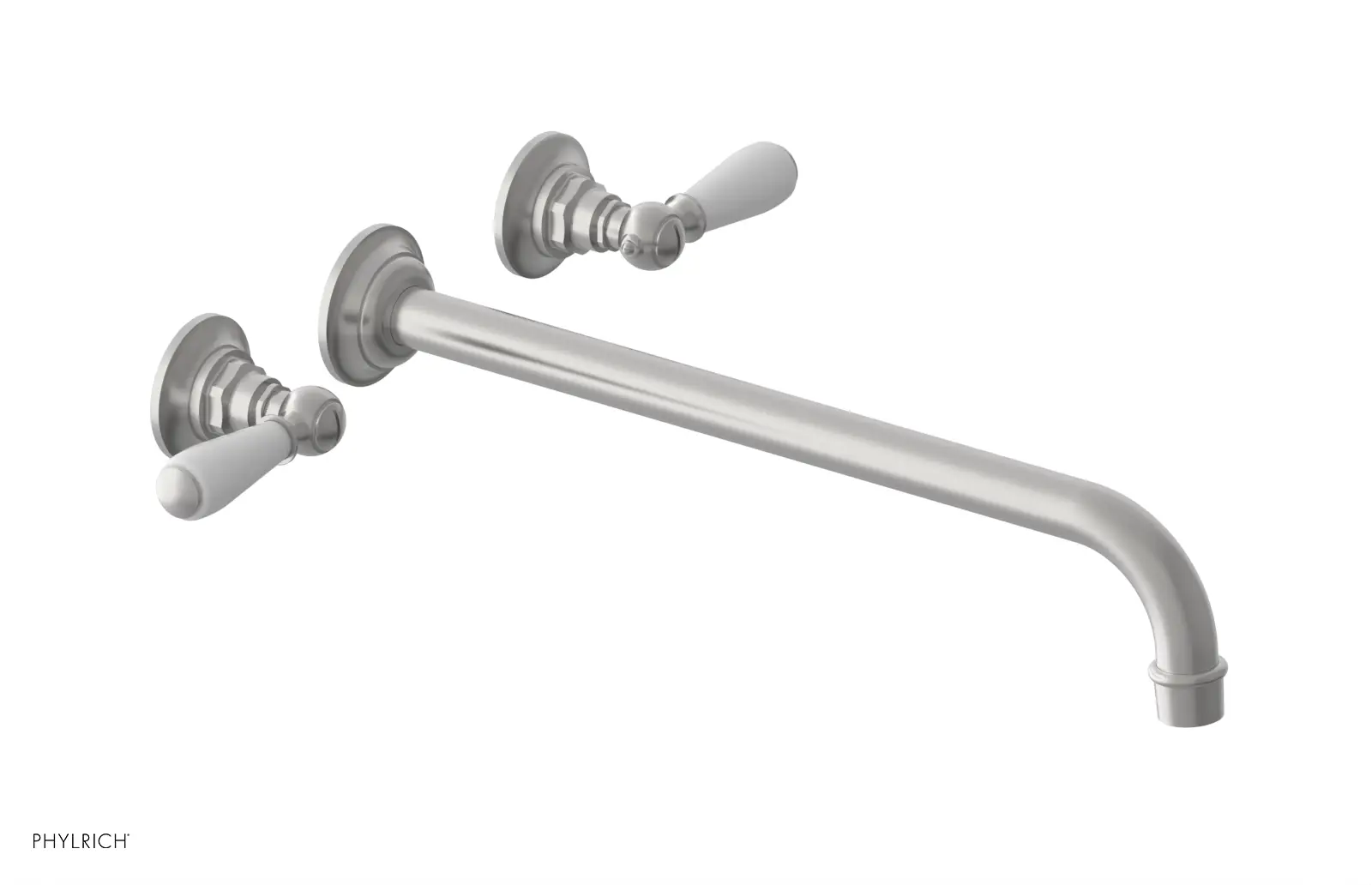 Phylrich Jamestown 14" Spout Wall Tub Set with Lever Handle by Phylrich