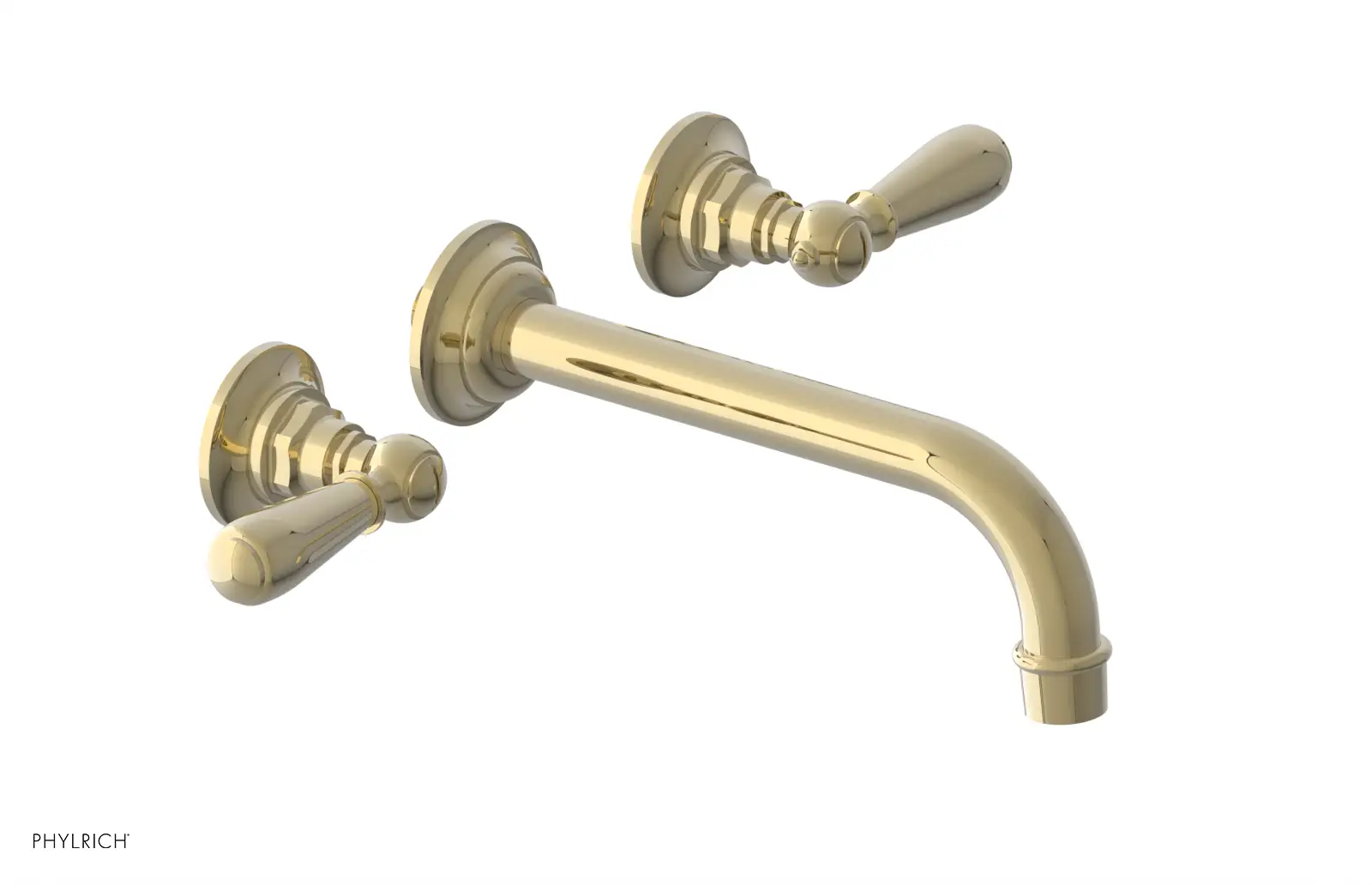 Phylrich Jamestown Wall Lavatory Set with Lever Handle by Phylrich