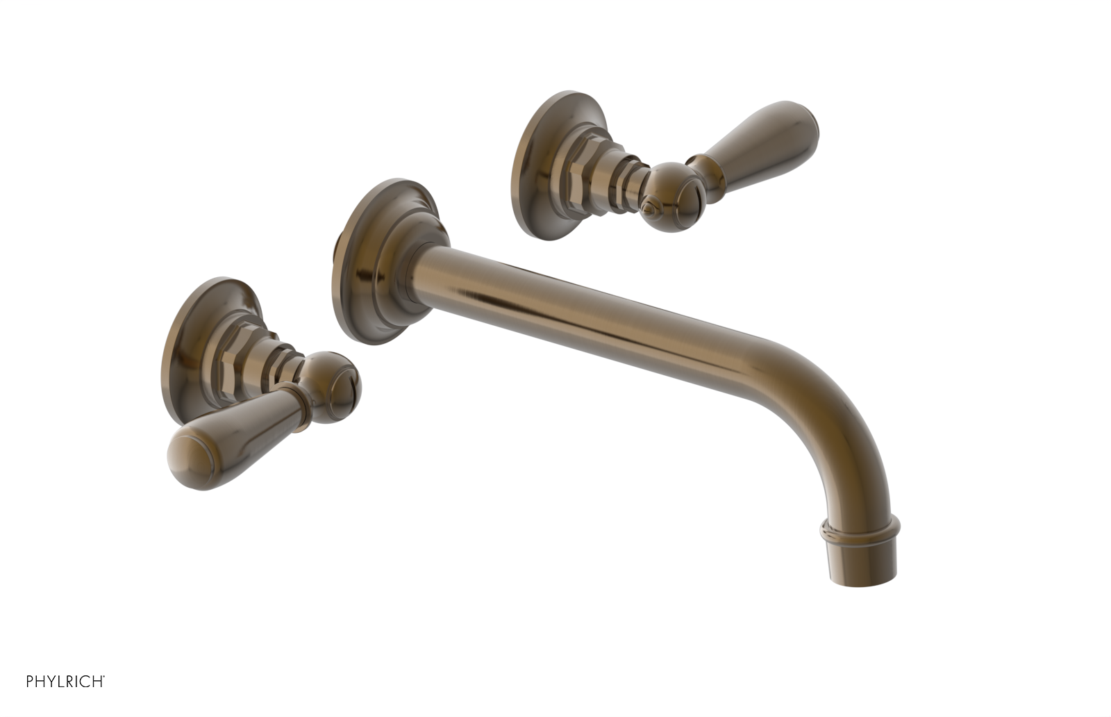 Phylrich Jamestown Wall Tub Set with Lever Handle by Phylrich