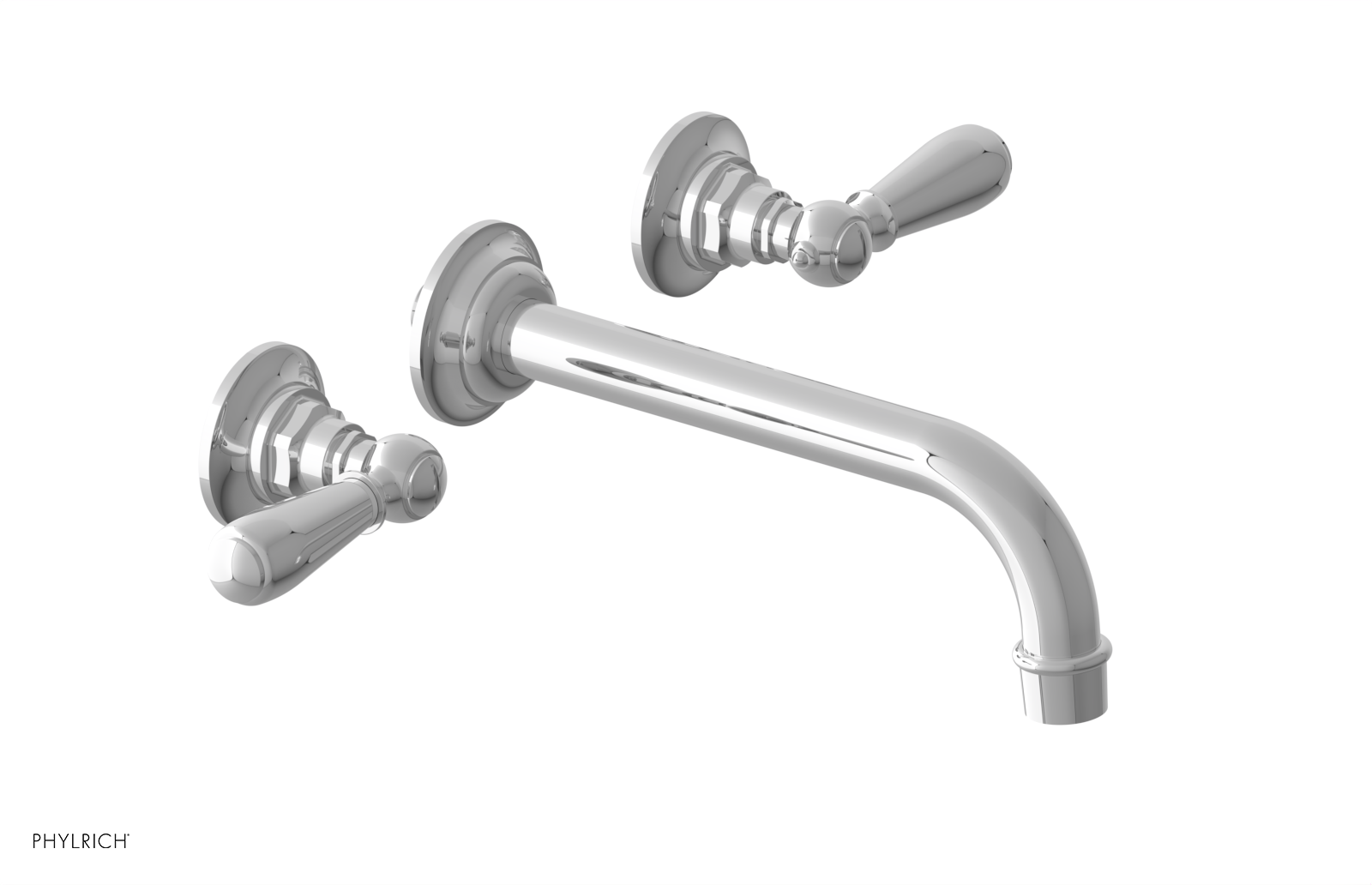 polished chrome bathroom faucet